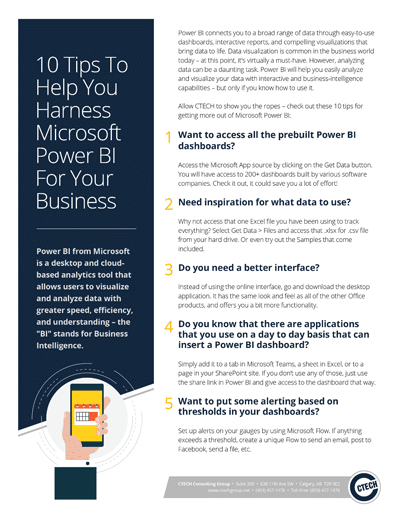 10 Tips To Help You Harness Microsoft Power BI For Your Business