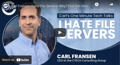 Carl Fransen Hates File Servers