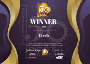 CTECH Top 50 Best MSP Award for 2023